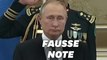 Vladimir Poutine n'a pas bronché face à ce massacre de l'hymne russe