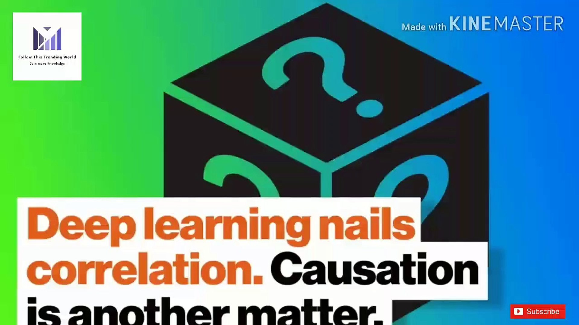 Deep learning nails correlation. Causation is another matter.
