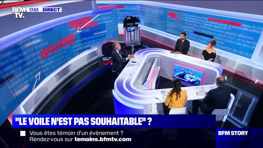 Sondage Elabe: 6 Français sur 10 disent non au voile lors des sorties  scolaires - 16/10 - Vidéo Dailymotion