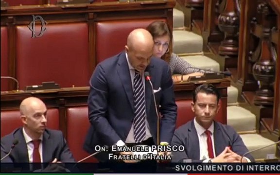 Roma - Emanuele Prisco al ministro della #Salute Speranza (16.10.19)