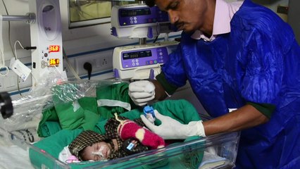 Lebendig begraben: Baby in Indien geht es besser