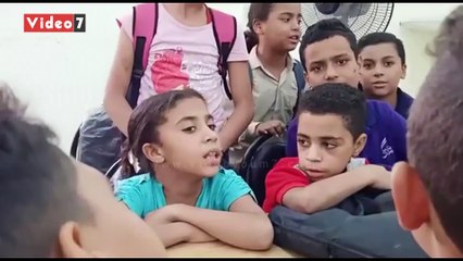 الأطفال يمارسون الأنشطة الفنية في قصر ثقافه الأسمرات