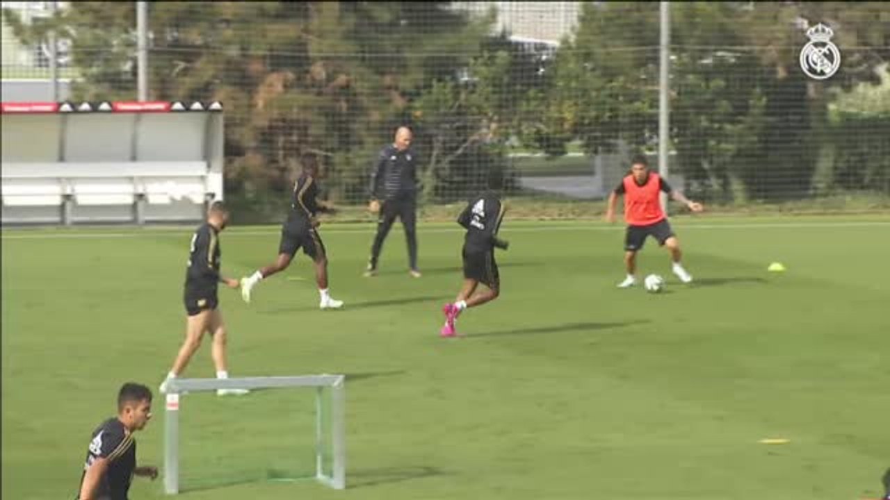 Se incorporan algunos internacionales al entrenamiento del Real Madrid