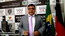 Polícia Civil prende acusado de matar vigilante sousense em Santa Catarina e acusado de roubo no Ceará