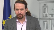 Pablo Iglesias en rueda de prensa