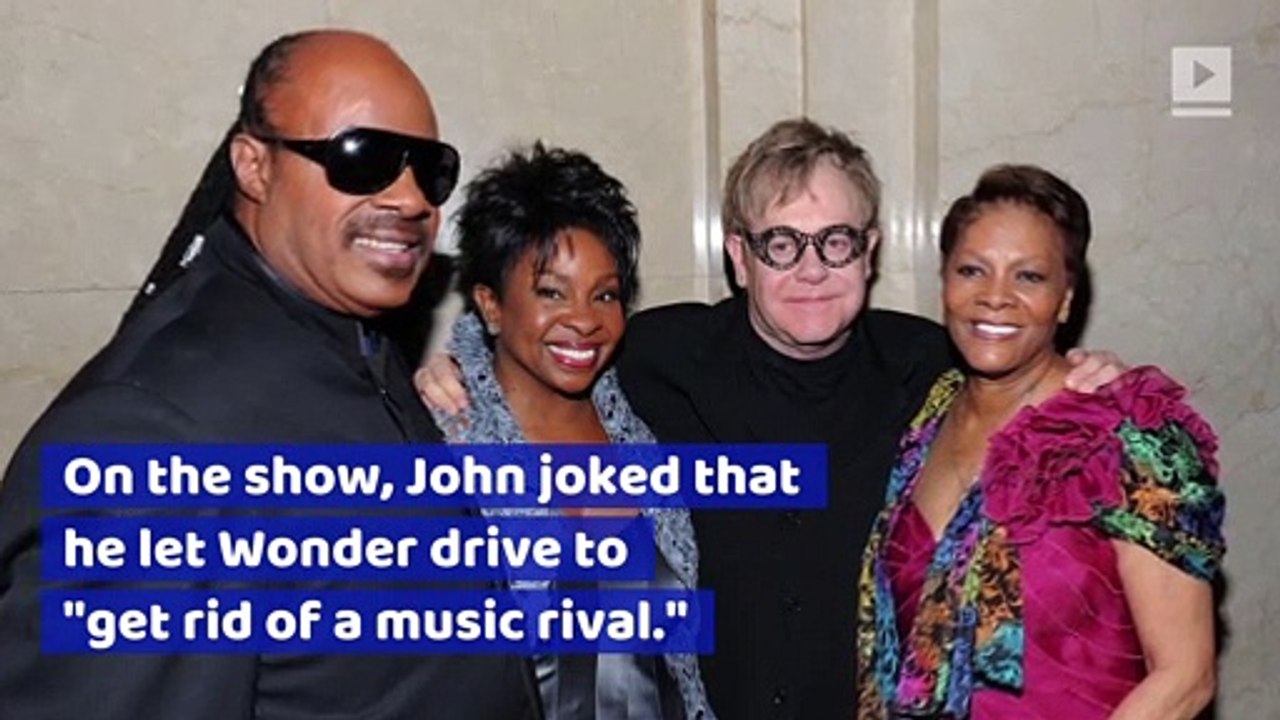 Elton John Let Stevie Wonder Drive a Snowmobile by Himself