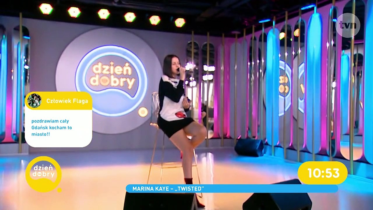 Marina Kaye - Twisted - Dzień Dobry sur TVN