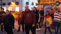 Tensión durante la manifestación independentista en la Puerta del Sol