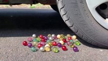 Crushing Crunchy   Soft Things by Car! - EXPERIMENT DOODLES BALL VS CAR
