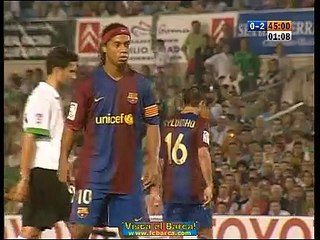Season 2006-07 Goal 09 - Ronaldinho @ Santander