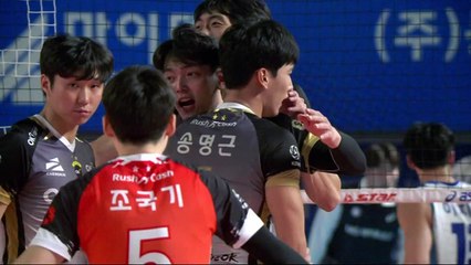 '석진욱 감독 데뷔 승' OK저축은행 삼성화재에 역전승 / YTN