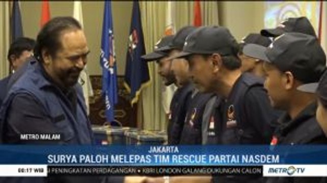 Surya Paloh Lepas Tim Rescue NasDem ke Maluku