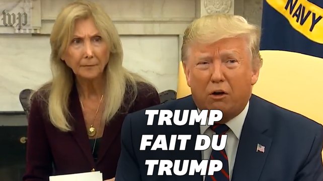 Donald Trump explique sa position sur la crise kurde... à la Trump