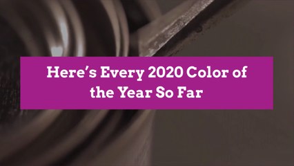 Here’s Every 2020 Color of the Year So Far