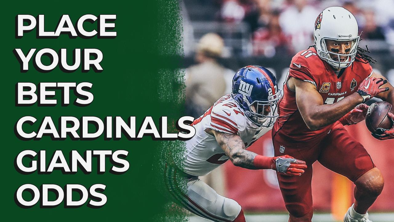 Arizona Cardinals at New York Giants Odds | Stacking the Box