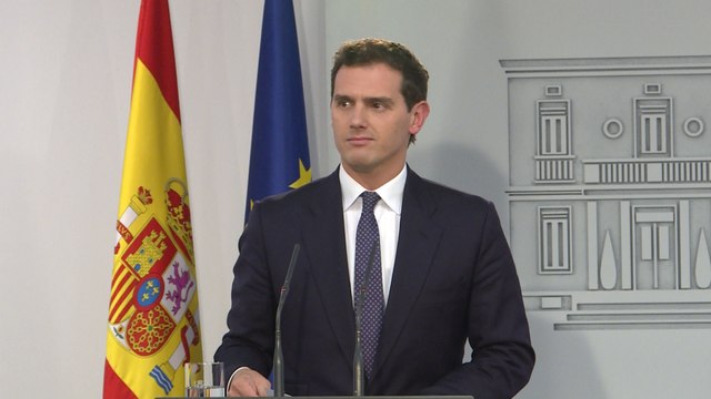 Rivera apremia a Sánchez a aplicar el 155 para cesar a Torra