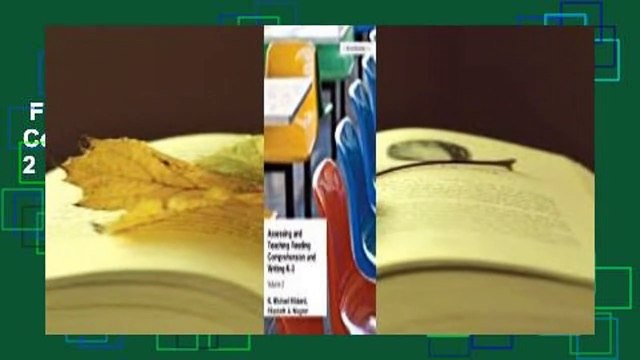 Full E-book Assessing and Teaching Reading Comprehension and Writing K-3, Volume 2 Review