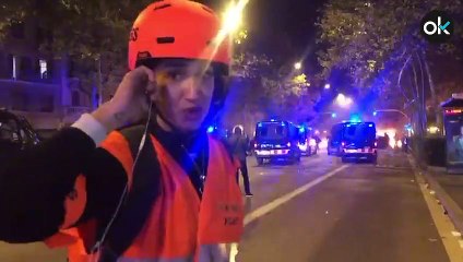 Estos son los objetos lanzados por los CDR a los policías