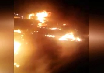 Kaza yapan umre otobüsü alev aldı: 30 ölü, 5 yaralı