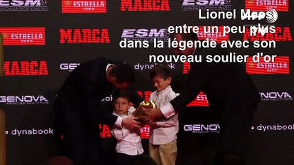 Messi entre un peu plus dans la légende avec son sixième Soulier d'or