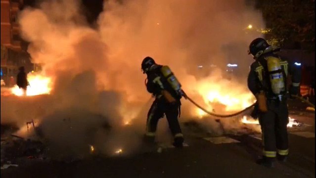 Actos vandálicos en Barcelona