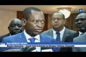 RTG/Remise du rapport sur le bilan des applications des actes du dialogue d’Agondje au Premier Ministre