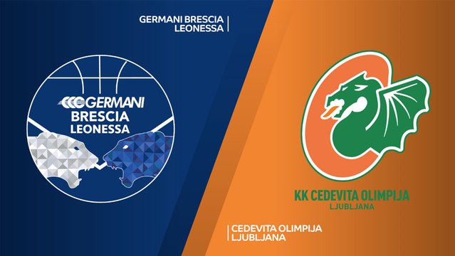 Germani Brescia Leonessa - Cedevita Olimpija Ljubljana Highlights | 7DAYS EuroCup, RS Round 3
