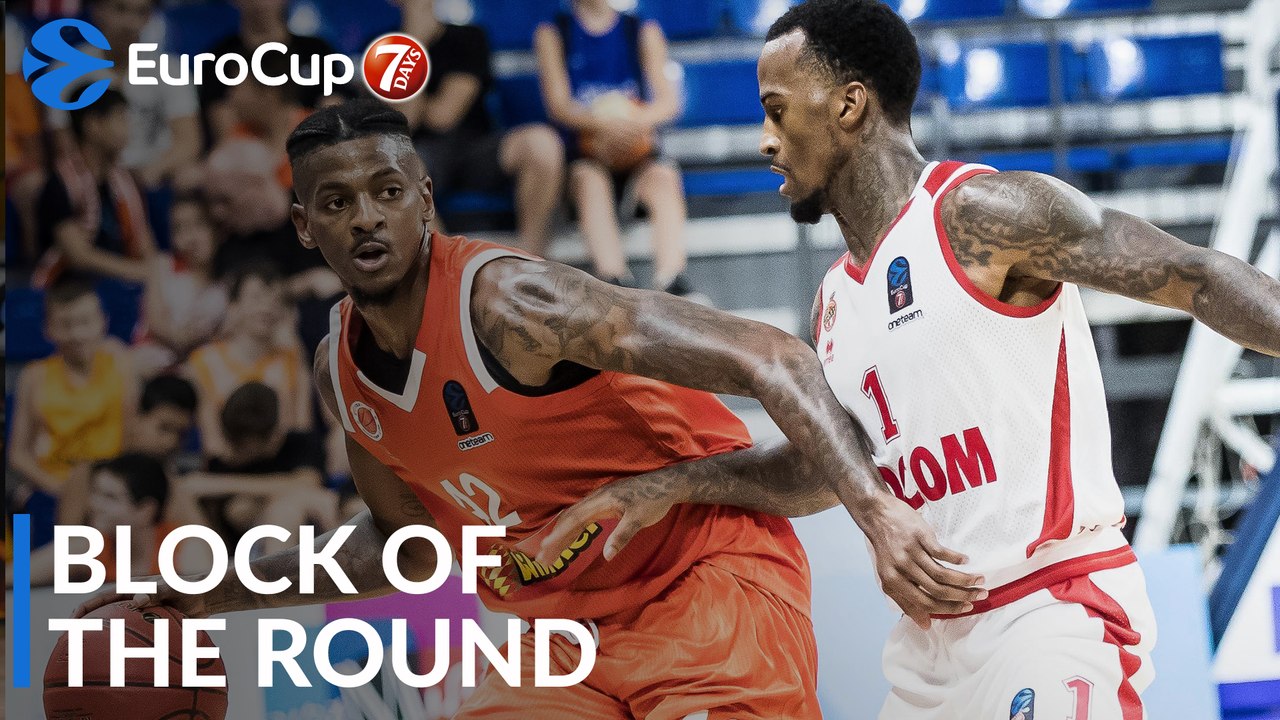7DAYS EuroCup Block of the Round: Alex Hamilton, Maccabi Rishon Lezion