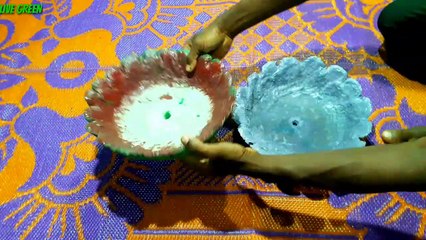 Cement flower pot making