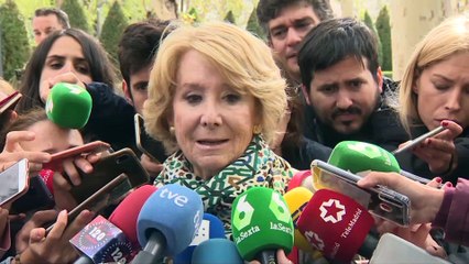 Esperanza Aguirre: "Mi inocencia prevalecerá"