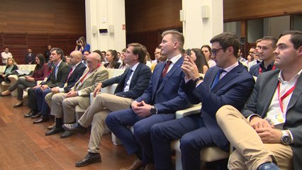 Almeida en el Congreso de Jóvenes Ingenieros Europeos