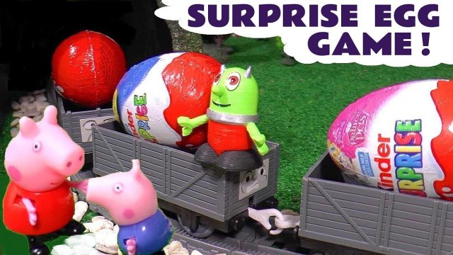 Peppa Pig Full Episodes Surprise Eggs Game with Disney Pixar Cars 3 Lightning McQueen and Funny Funlings in this Learn Colors Learn English Challenge Full Episode English