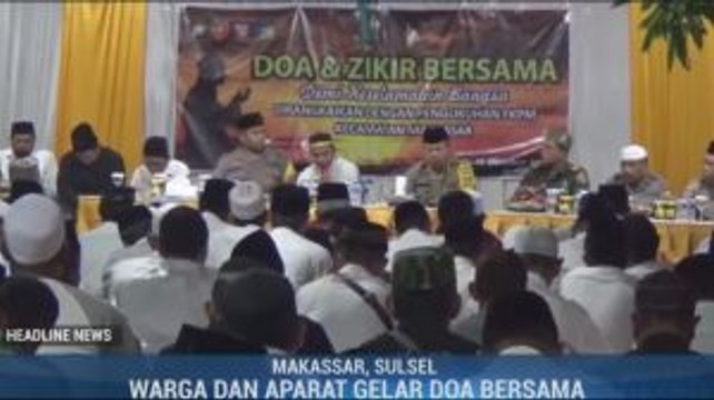Jelang Pelantikan Presiden, Warga Makassar Gelar Zikir dan Doa Bersama