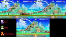 Mario Maker 2 - 3-Player Online Versus Matches (feat. Retro Player)