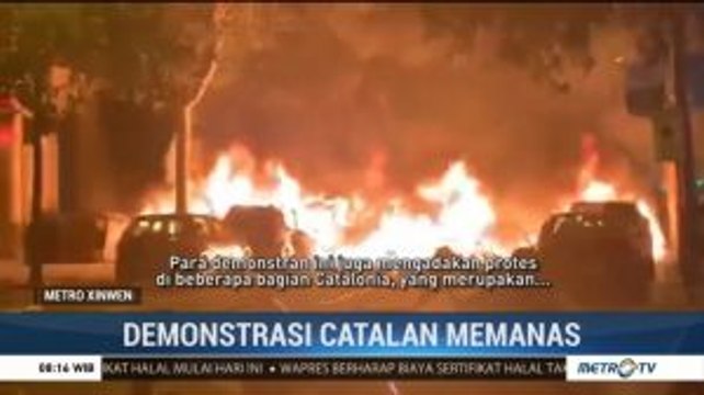 Demonstrasi Catalan Memanas
