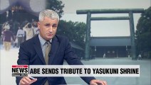 Japanese PM Abe sends tribute to controversial Yasukuni shrine