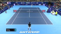 ATP Antwerp: Simon bt Tsonga (6-4 7-5)