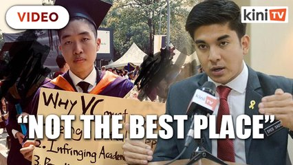 Convocations aren't for protests, Syed Saddiq echoes Dr M