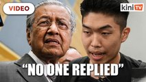 I've tried proper channels, Wong tells Dr Mahathir