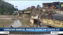 Jembatan Ambruk, Warga 4 Desa di Kabupaten Nias Terancam Terisolasi