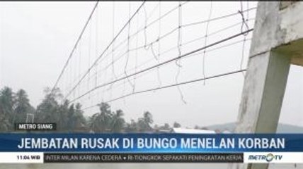 Jembatan Rusak di Bungo Jambi Menelan Korban