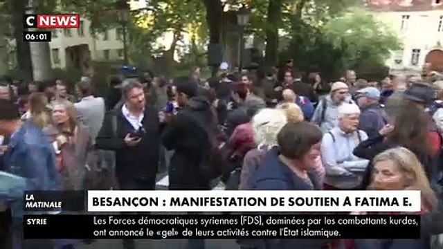Femme voilée au Conseil Régional: Elle va porter plainte pour pour violences en réunion contre l''élu du rassemblement National Julien Odoul - Manifestation de soutien à Fatima à Besançon
