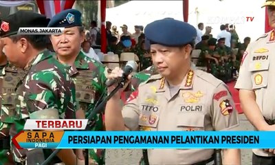 Persiapan Pengamanan Pelantikan Presiden