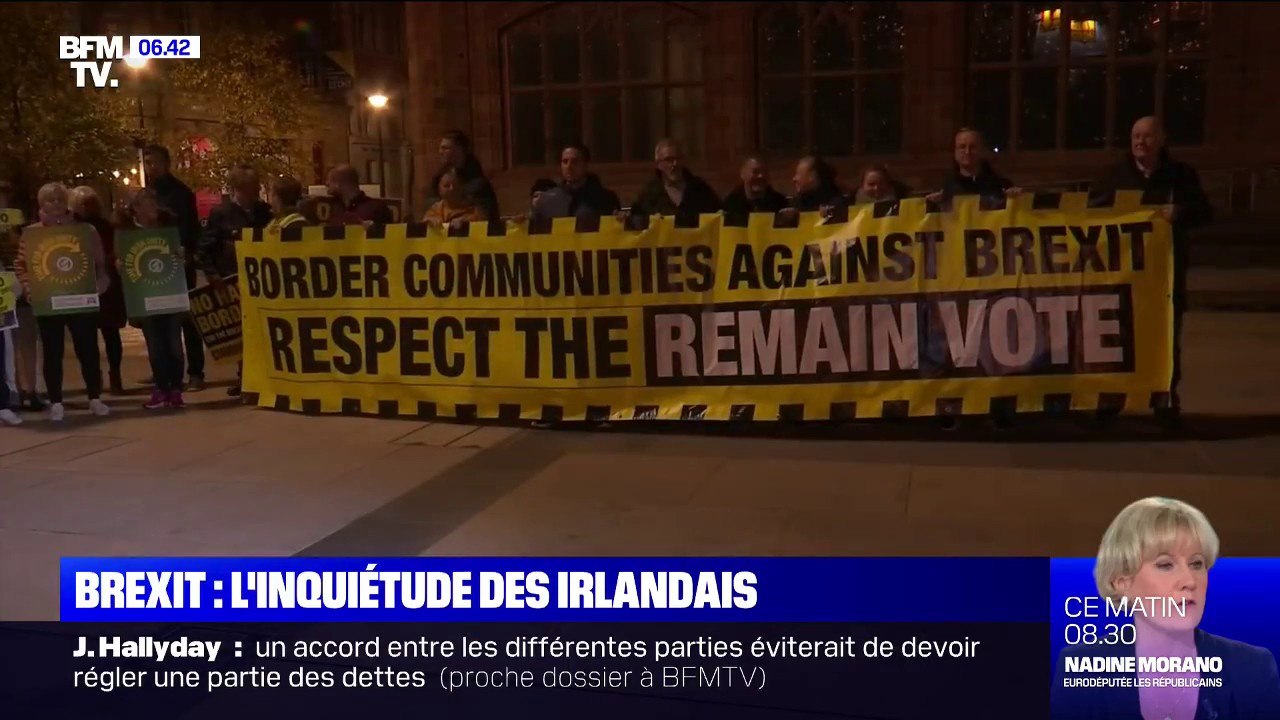 Des deux côtés de la frontière entre l'Irlande et l'Irlande du Nord, les habitants s'inquiètent à l'approche de la date limite du Brexit