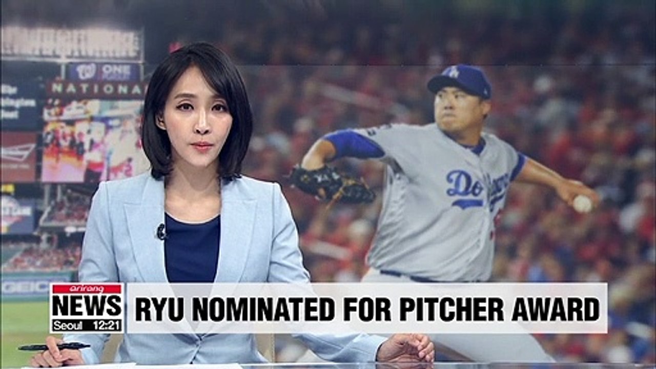 LA Dodgers' Ryu Hyun-jin nominated for MLBPA Outstanding Pitcher award