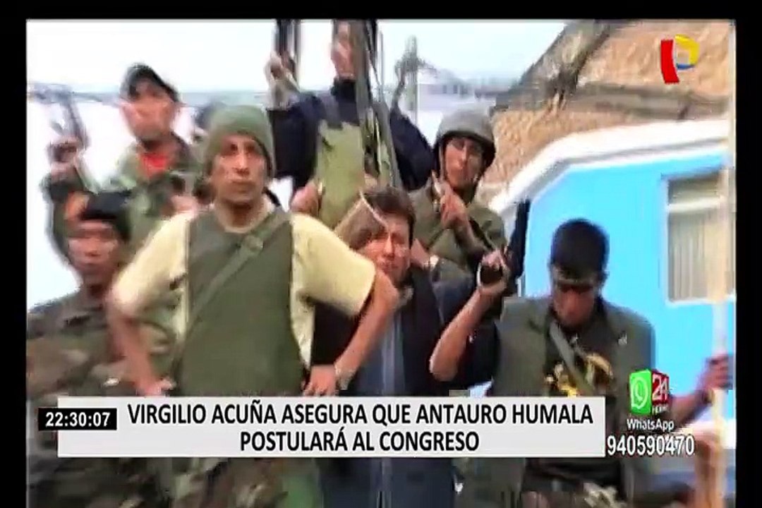 Virgilio Acuña asegura que Antauro Humala postulará al Congreso en 2020