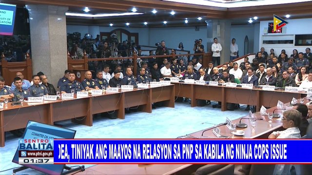 PDEA, tiniyak ang maayos na relasyon sa PNP sa kabila ng ninja cops issue