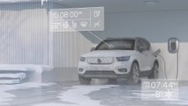 Volvo XC40 Recharge Precondition Animation