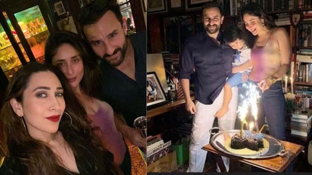 Kareena Kapoor Khan & Saif celebrate wedding anniversary with Taimur & Karisma Kapoor | FilmiBeat