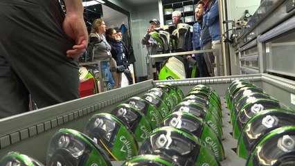 Quatre licenciés decouvrent les dernières installations de Callaway